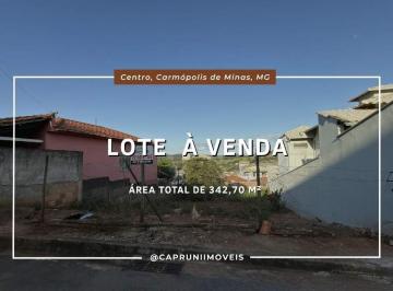 Terreno · 343m² · Lote à venda, Centro, Carmópolis de Minas, MG