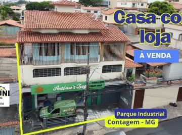 Casa · 168m² · 3 Quartos · CASA COM LOJA A VENDA - PARQUE INDUSTRIAL CONTAGEM