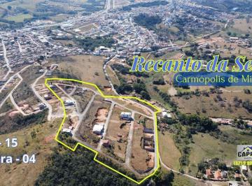 Terreno · 250m² · Lote de 250m² á venda no Recanto da Serra em Carmópolis de Minas.