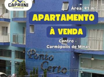 Apartamento · 91m² · 3 Quartos · 1 Vaga · Apartamento à venda, Centro, Carmópolis de Minas, MG