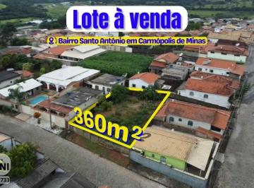 Terreno · 360m² · Terreno à venda, Santo Antônio, Carmópolis de Minas, MG