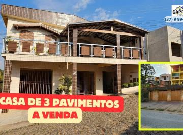 Casa · 414m² · 7 Quartos · CASA DE TRÊS PAVIMENTOS A VENDA EM CARMÓPOLIS DE MINAS - MG