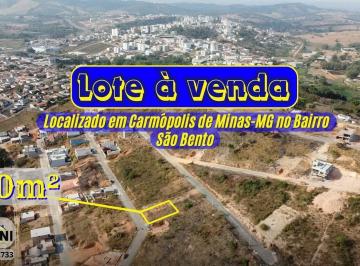 Terreno · 250m² · Lote à venda, São Bento, Carmópolis de Minas, MG