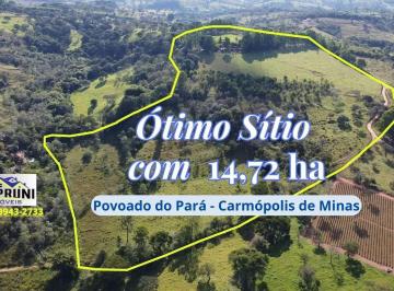 Rural · 147200m² · 3 Quartos · Sítio à venda, Povoado do Pará, Carmópolis de Minas, MG