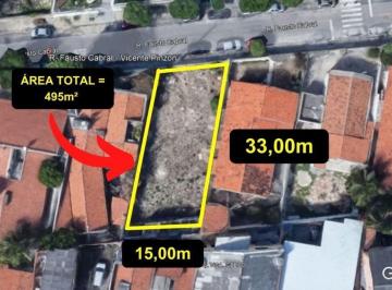 Terreno · 495m² · Terreno em Papicu, Fortaleza/CE de 0m² à venda por R$ 600.000,00
