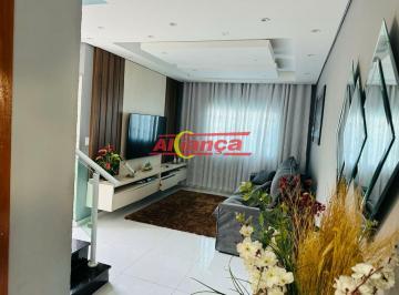Casa · 145m² · 3 Quartos · 2 Vagas · Sobrado com 3 dormitórios para venda, 145m² - Jardim Cocaia / Guarulhos