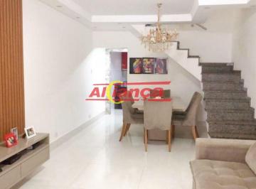 Casa · 125m² · 3 Quartos · 4 Vagas · SOBRADO COM 3 DORMITÓRIOS À VENDA, 155m² - JARDIM SÃO FRANCISCO - GUARULHOS/SP