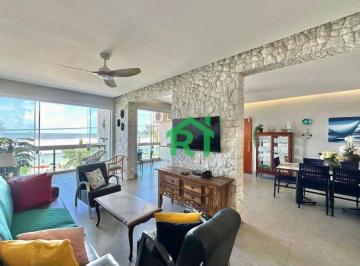 08bf6939ffe5164e8fb44d963dd2bce3b0d98e16 · Apartamento frente mar, vista mar, 4 dormitórios (4 suítes), 1 vaga, Pitangueiras, Guarujá/SP.