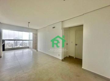 Sala · Apartamento moderno, 2 dormitórios (1 suíte), 2 vagas, lazer, Enseada, Guarujá/SP.
