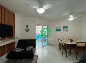 9800eac290757b98e8acb4d16a834eb5912e42c8 · Apartamento com 3 dormitórios à venda, 90 m² por R$ 595.000,00 - Tombo - Guarujá/SP