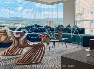Apartamento · 405m² · 4 Quartos · 5 Vagas · Mansão elevada, mobiliada, decorada e com vista fabulosa para a Serra do Japi à venda no Grand Garde