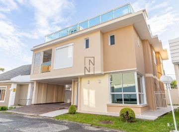 Casa · 354m² · 4 Quartos · Viva com Segurança: Linda casa face norte em condomínio fechado em Santa Felicidade!