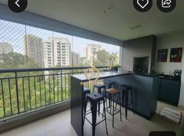 Apartamento de 3 quartos, São Paulo · Verde Morumbi - resort, vista area preservada com varanda gourmet SEMI MOBILIADO