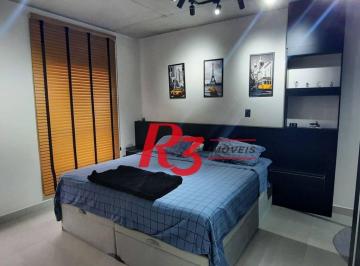 ce0eb2410f6a30936989b8f686dbf2dc12ff86ec · Apartamento com 1 dormitório à venda, 70 m² por R$ 883.000,00 - Embaré - Santos/SP