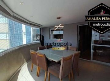 Área gourmet · Apartamento à venda, 126 m² por R$ 1.400.000,00 - Vila Scarpelli - Santo André/SP