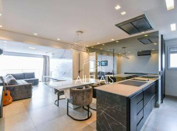 Cozinha integrada a sala · Apartamento com 1 quarto à venda, 80 m² - Itaim Bibi - São Paulo/SP
