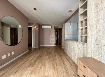 Sala · Apartamento 2 Quartos com Suíte, 2 Varandas e Lazer na Cobertura na Praia do Canto – Vitória