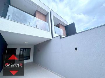 4823f15ff7f5eccaf71630248b1205609c62bbf7 · Sobrado frontal novo à venda, 03 quartos sendo 01 suíte, 02 vagas, quintal gourmet, 135 m² por R$ 75