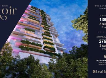 Apartamento · 138m² · 3 Quartos · 2 Vagas · TORRE NOIR – Lançamento com 83m², 2 Suítes e Estrutura Premium