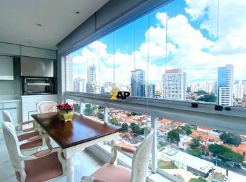 Foto 10 · Apartamento a venda no Brooklin, varanda com churrasqueira, 3 suítes, 4 vagas com 234m²