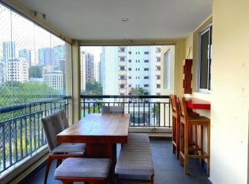 Apartamento · 126m² · 3 Quartos · 3 Vagas · Morumbi 126m com 3 suítes, 3 vagas e terraço gourmet ? sol da manhã