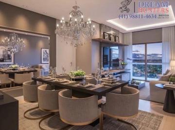 Living · Apartamento de 105.2m² no bairro Juvevê, com 3 quartos (1 suíte), 3 banheiros e 2 vagas de garagem