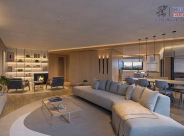 living · Apartamento com 210 m², 3 Suítes, 3 Vagas, no Bairro Juvevê