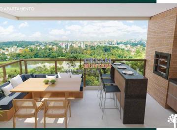 sacadas · Cobertura Duplex de 190.8m² no bairro Bacacheri, com 3 quartos (2 suítes), 3 banheiros e 2 vagas de 