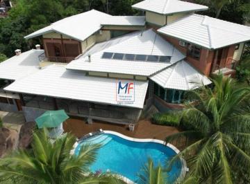 Casa · 390m² · 4 Quartos · Excelente casa região sul de Ilhabela, 390 m² a.c., 1.700 m² a.t., 4 suítes, escritório, lareira, ár