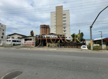 Fachada área comercial · Terreno comercial com 2 casas simples em avenida no Bairro Gravatá em Navegantes SC.