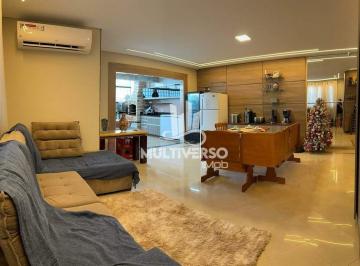 Sala de TV · Casa de Luxo no Embaré,05 quartos sendo 04 suites, Piscina, Cozinha Gourmet com Churrasqueira e Árma