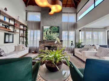 ba1a50e1c98b7db56433029985cd26d81fde3472 · Casa com 5 dormitórios à venda, 400 m² por R$ 5.900.000,00 - Condomínio Campos de Santo Antônio II -