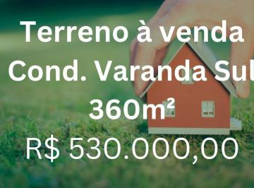 Terreno · 360m² · Terreno à venda, 360 m² por R$ 530.000,00 - Varanda Sul - Uberlândia/MG
