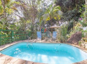 Casa · 154m² · 7 Quartos · Excelente imóvel em Ilhabela/SP, 154 m² a.c., 5.500m² a.t.,  casa principal, 4 chalés, piscina. Prox