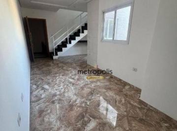 Sala · Cobertura à venda, 106 m² por R$ 430.000,00 - Vila Linda - Santo André/SP