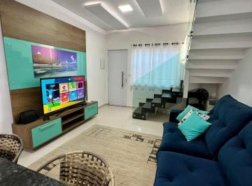 Casa · 84m² · 3 Quartos · 1 Vaga · Casa Sobrado de 03 dormitórios para venda na Praia Grande.