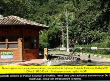 Terreno · 1100m² · Terreno em Feiticeira, Ilhabela/SP de 1100m² à venda por R$ 450.000,00