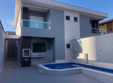 Casa · 135m² · 3 Quartos · 3 Vagas · Sobrado em Boqueirão, Praia Grande/SP de 135m² 3 quartos à venda por R$ 1.100.000,00
