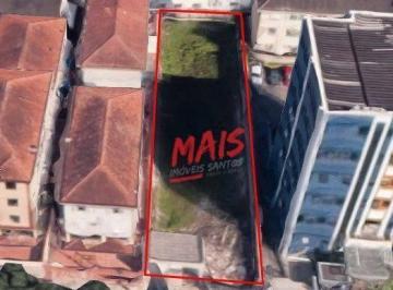 Terreno · 625m² · Terreno em Macuco, Santos/SP de 0m² à venda por R$ 2.300.000,00