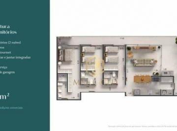 Apartamento · 139m² · 3 Quartos · 2 Vagas · Apartamento em Tenório, Ubatuba/SP de 139m² 3 quartos à venda por R$ 1.517.195,00