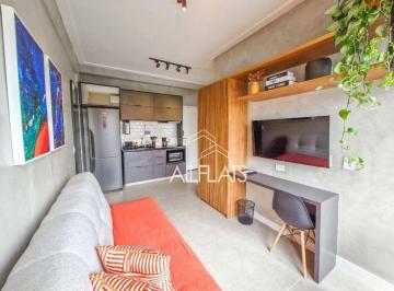 Sala · Apartamento com 1 quarto à venda, 34 m² - Pinheiros - São Paulo/SP