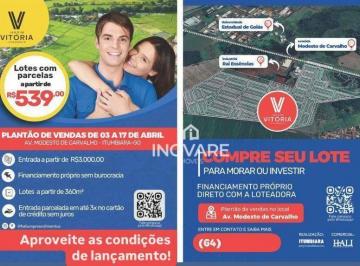 8e5f71ca916b170c64f28872976a4596451792e6 · Terreno à venda, 360 m² por R$ 3.000,00 - Jardim Vitória - Itumbiara/GO