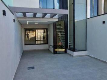 Fachada · Sobrado com 3 dormitórios à venda, 155 m² por R$ 1.380.000,00 - Vila Alzira - Santo André/SP