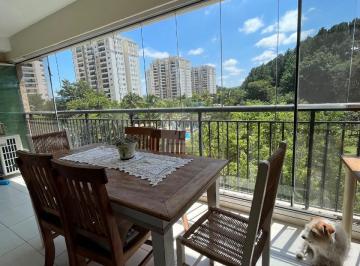 Foto 01 · Condomínio de Luxo em Alphaville: Apartamento à Venda em Santana de Parnaíba-SP, 3 Quartos, 3 Suítes