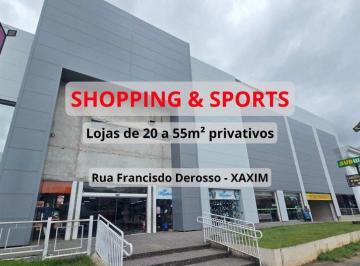 Comercial · 56m² · Loja 55,85m² no Shopping & Sports - Xaxim