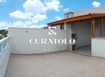 Apartamento · 78m² · 2 Quartos · 1 Vaga · Cobertura Duplex com área gourmet, 2 dorms, suíte e vaga coberta - Vila Bela Vista, Santo André