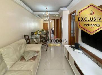 Sala  · Apartamento com 2 dormitórios à venda, 73 m² por R$ 545.000,00 - Oswaldo Cruz - São Caetano do Sul/S