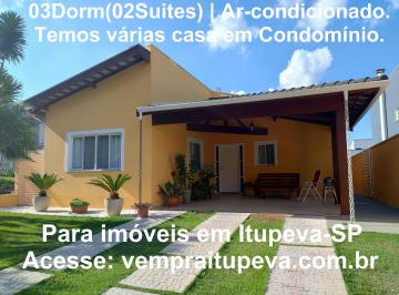 Casa de 3 quartos, Itupeva · Ibi Aram, Itupeva-SP, Casa Térrea 03Dorm(02Sts), Ar-condicionado, Móveis!