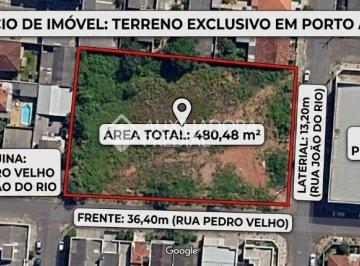 Terreno · 581m² · Terreno de Esquina no Partenon com 36m de Frente - Ideal para Construtores e Investidores
