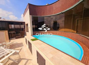 Apartamento · 275m² · 3 Quartos · 2 Vagas · Cobertura com 3 quartos, piscina e área goutmet à venda - Embaré - Santos